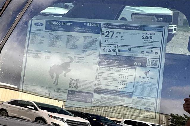 new 2025 Ford Bronco Sport car, priced at $30,590