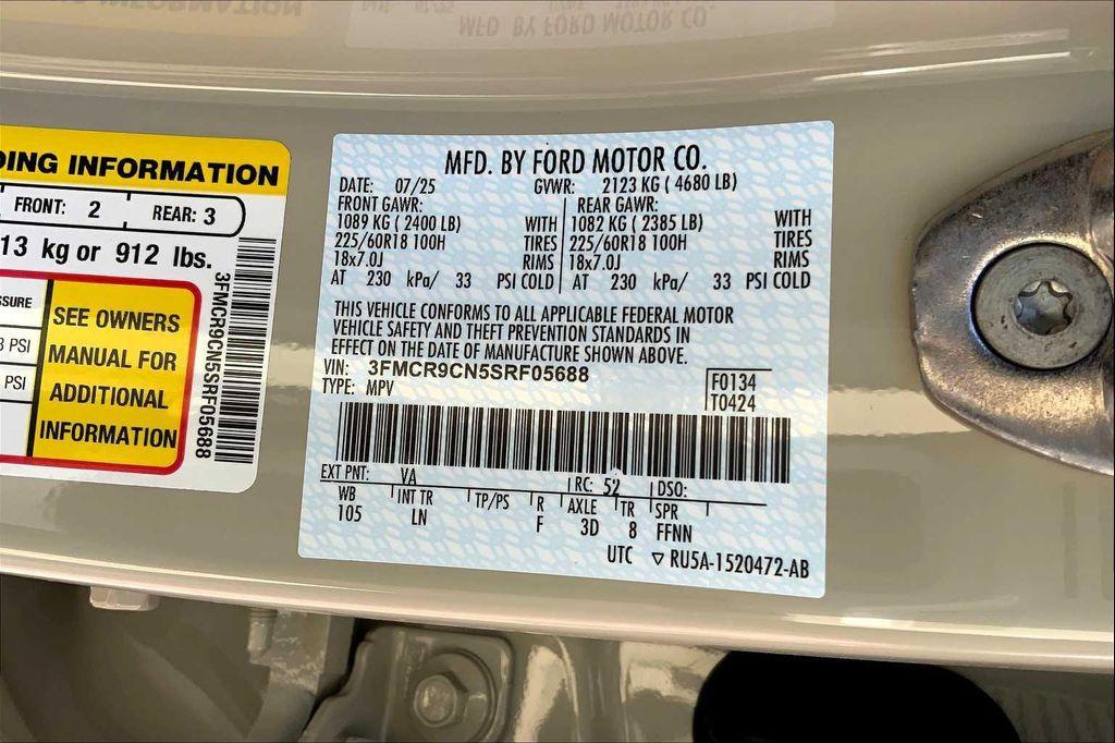 new 2025 Ford Bronco Sport car, priced at $38,693