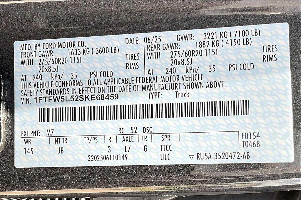 new 2025 Ford F-150 car, priced at $63,904