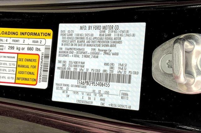 new 2025 Ford Mustang car, priced at $57,640