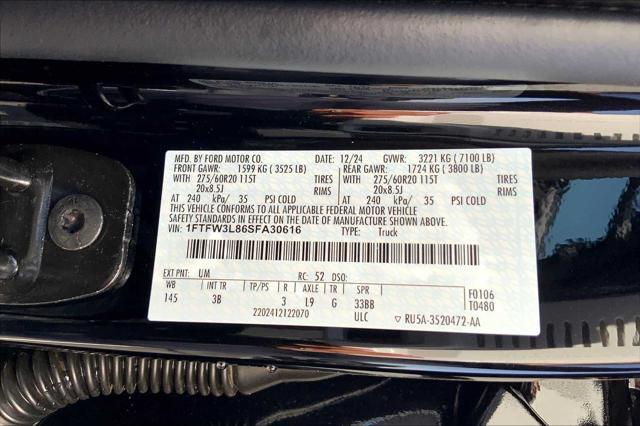 new 2025 Ford F-150 car, priced at $61,966