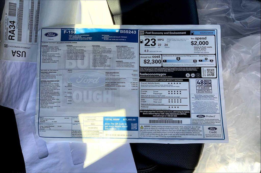 new 2025 Ford F-150 car, priced at $69,318