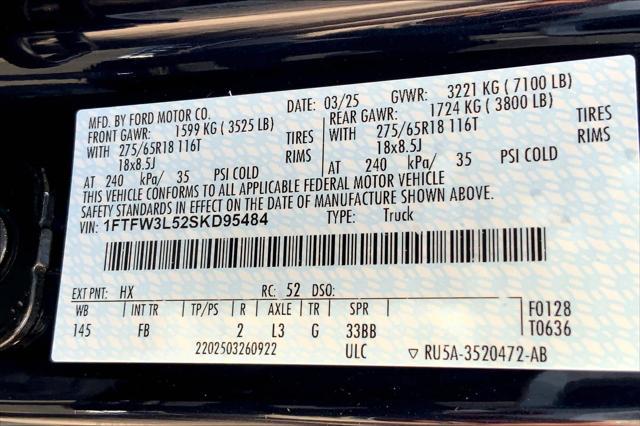 new 2025 Ford F-150 car, priced at $57,732