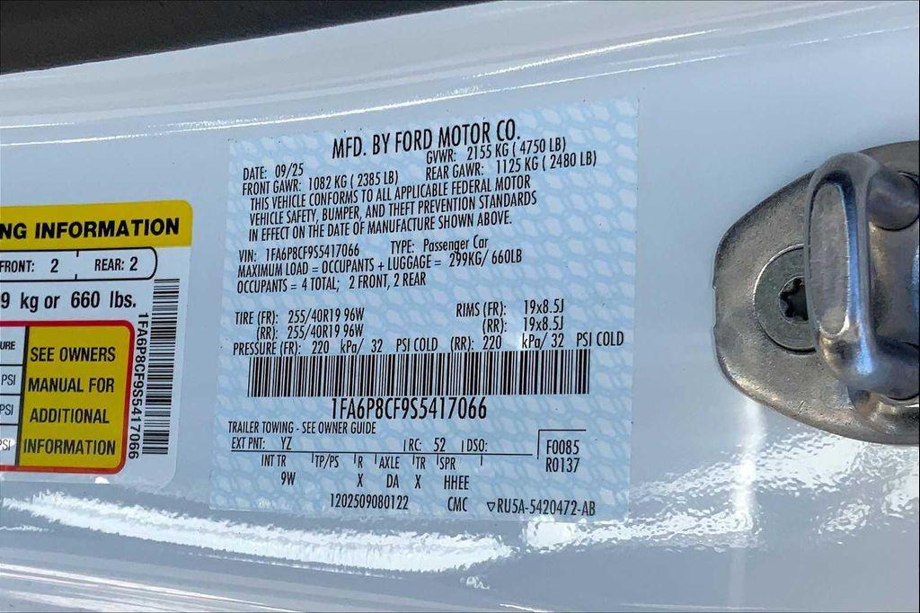 new 2025 Ford Mustang car, priced at $52,806