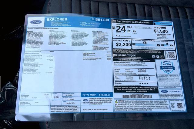 new 2025 Ford Explorer car, priced at $46,703