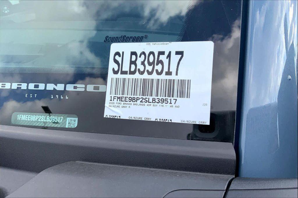 new 2025 Ford Bronco car, priced at $64,180