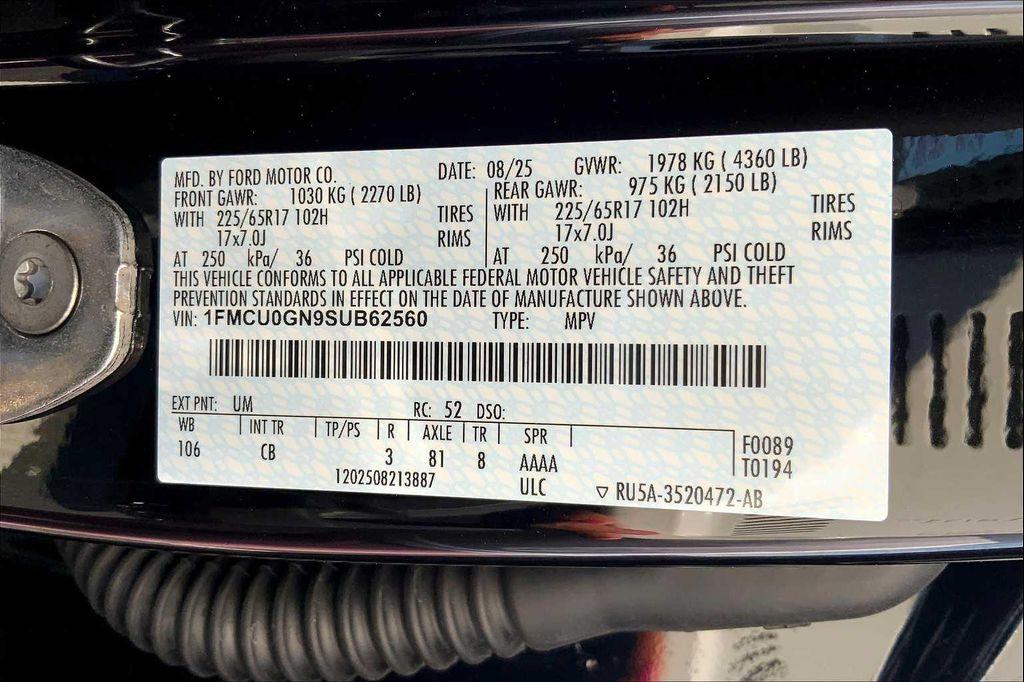 new 2025 Ford Escape car, priced at $30,018