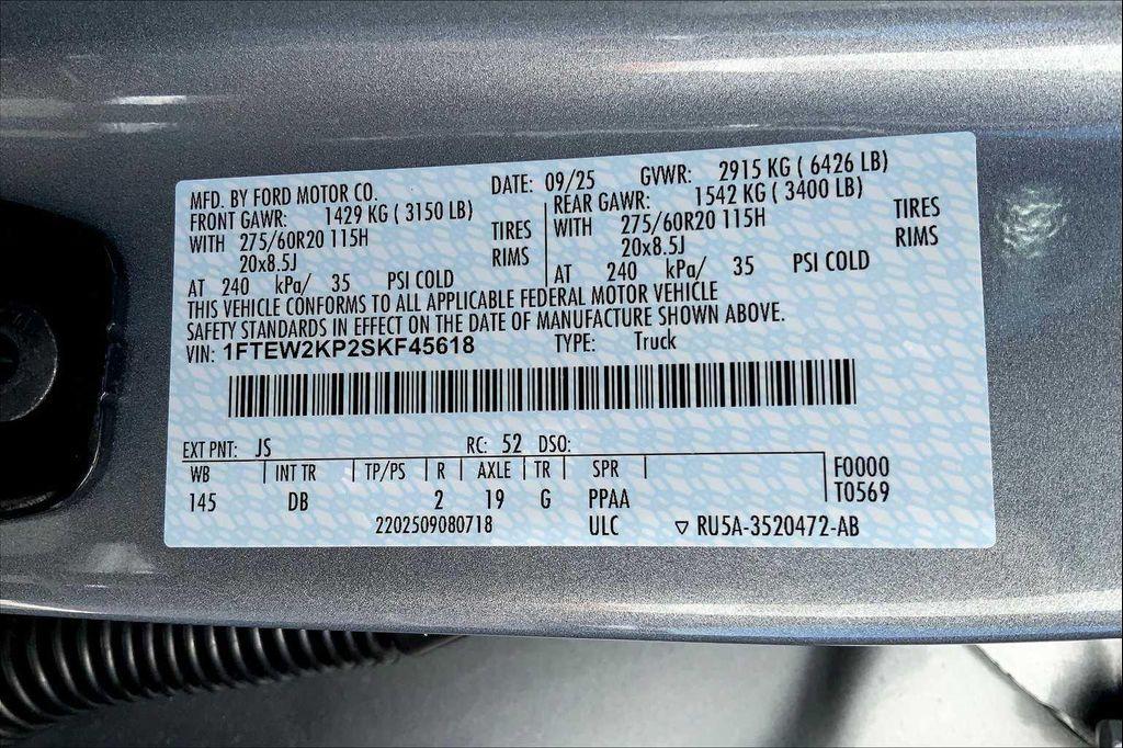 new 2025 Ford F-150 car, priced at $45,132