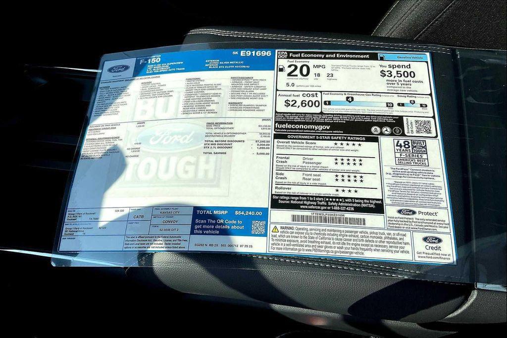 new 2025 Ford F-150 car, priced at $50,394