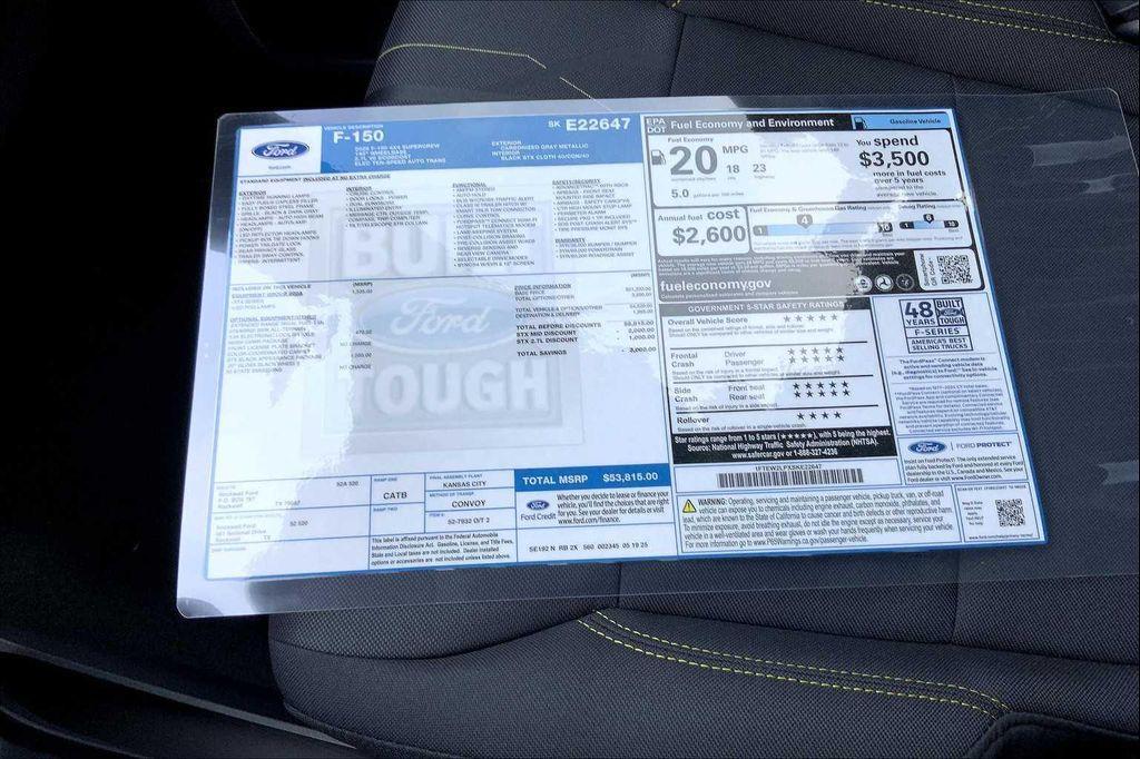 new 2025 Ford F-150 car, priced at $48,988