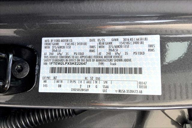 new 2025 Ford F-150 car, priced at $50,988