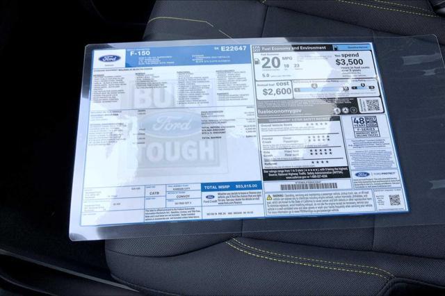 new 2025 Ford F-150 car, priced at $50,988