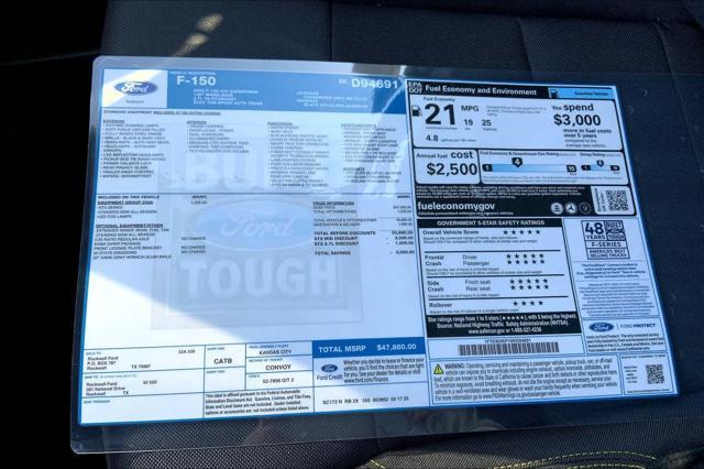 new 2025 Ford F-150 car, priced at $45,018