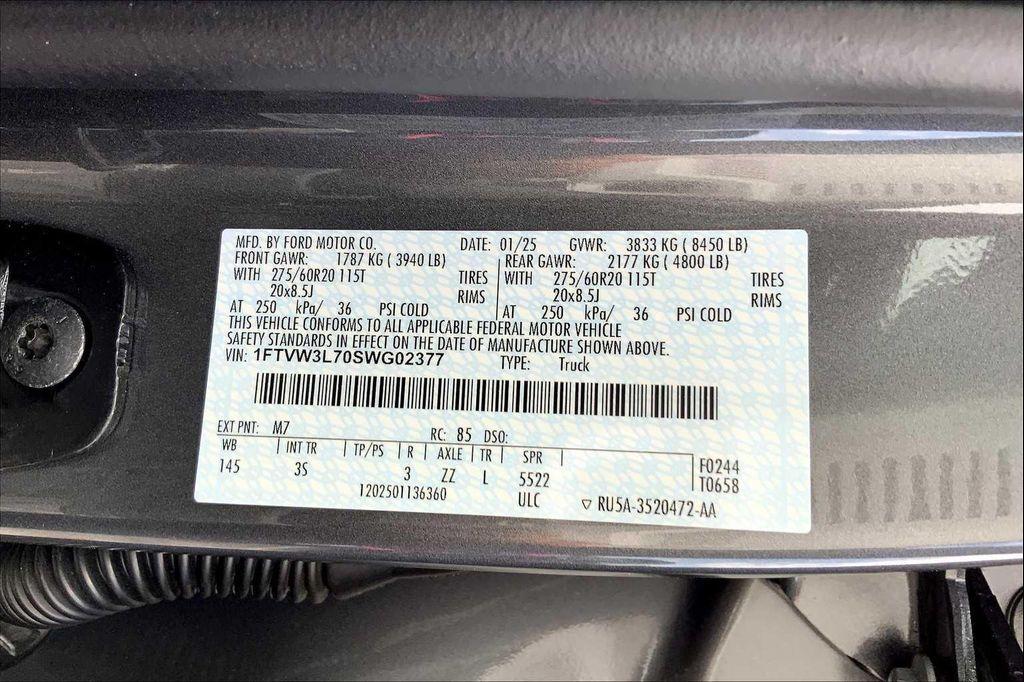 new 2025 Ford F-150 Lightning car, priced at $65,661