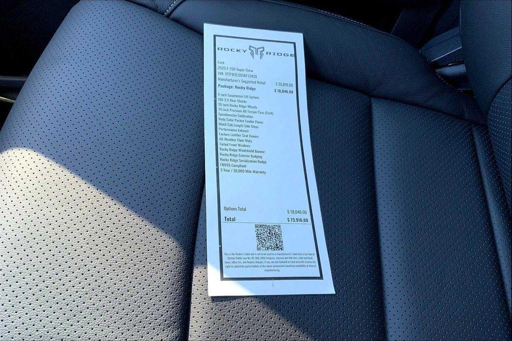 new 2025 Ford F-150 car, priced at $69,991