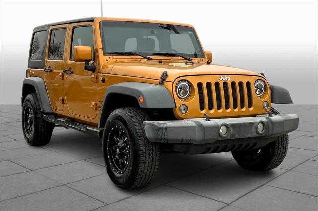 used 2014 Jeep Wrangler Unlimited car, priced at $17,195