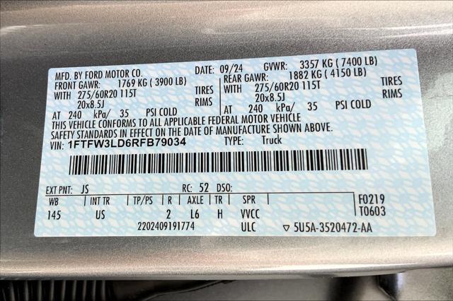 new 2024 Ford F-150 car, priced at $58,199