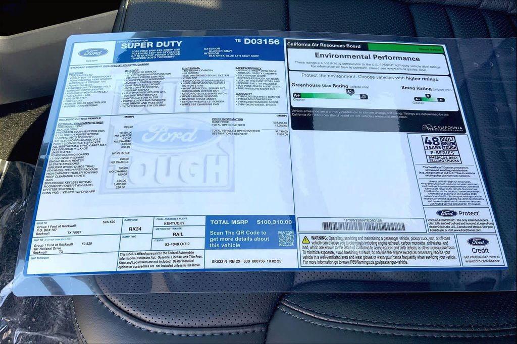 new 2026 Ford F-250 car, priced at $100,310
