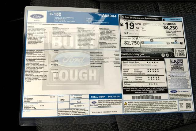 new 2025 Ford F-150 car, priced at $57,669