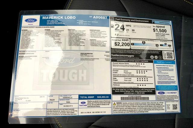 new 2025 Ford Maverick car, priced at $34,950