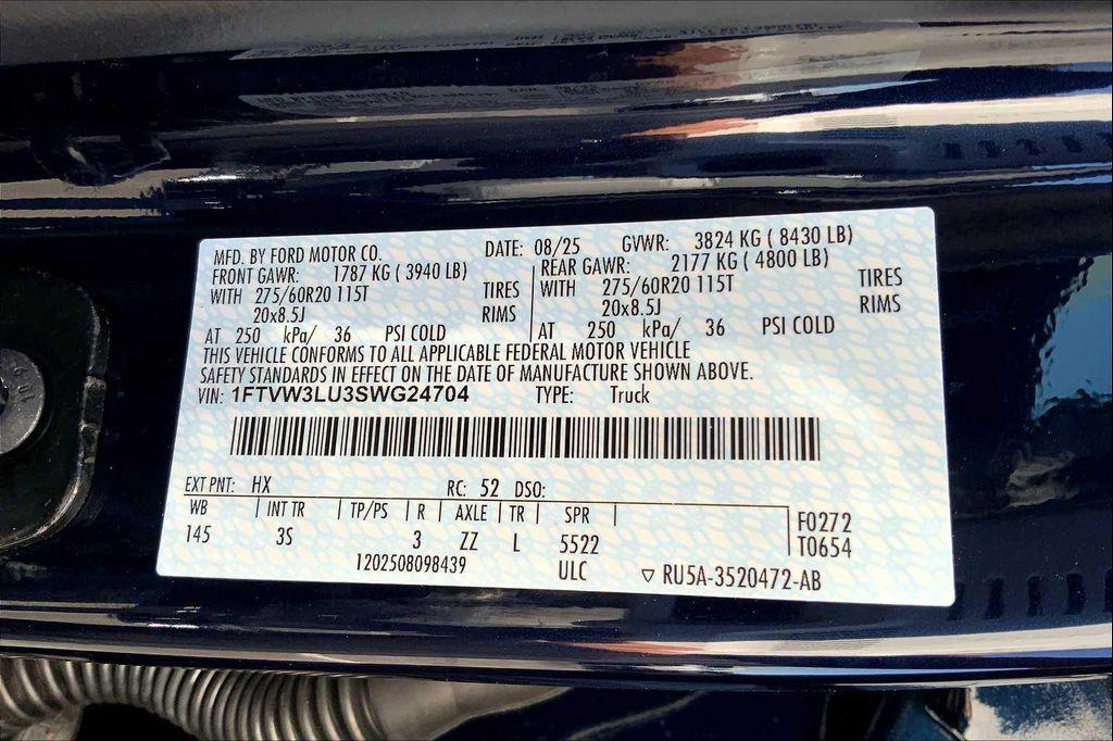 new 2025 Ford F-150 Lightning car, priced at $68,696