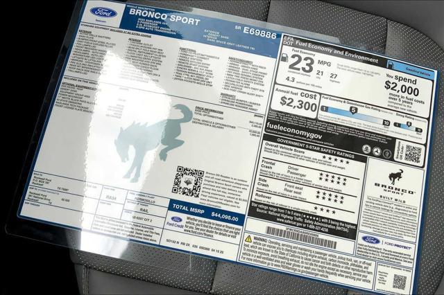 new 2025 Ford Bronco Sport car, priced at $41,595