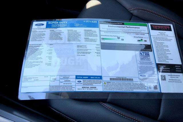new 2024 Ford F-250 car, priced at $104,991