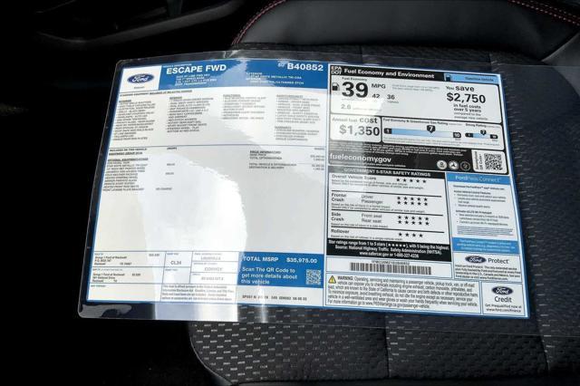 new 2025 Ford Escape car, priced at $33,475