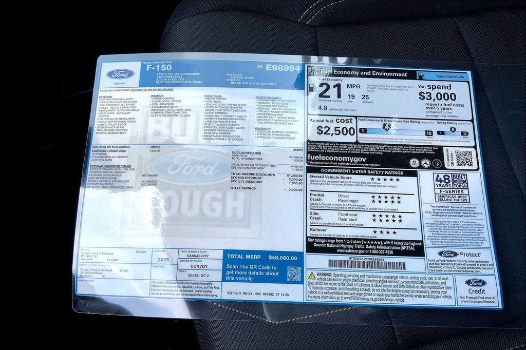new 2025 Ford F-150 car, priced at $44,737