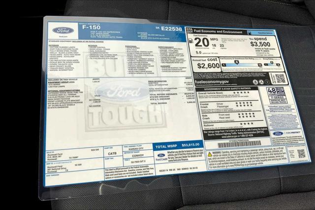 new 2025 Ford F-150 car, priced at $50,988