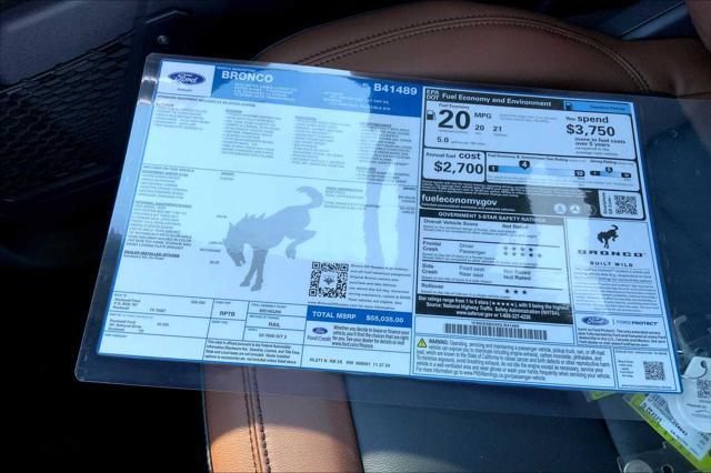 new 2024 Ford Bronco car, priced at $51,340
