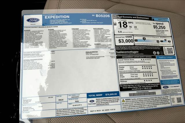 new 2024 Ford Expedition car, priced at $72,189