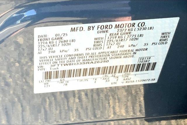new 2025 Ford Maverick car, priced at $33,030