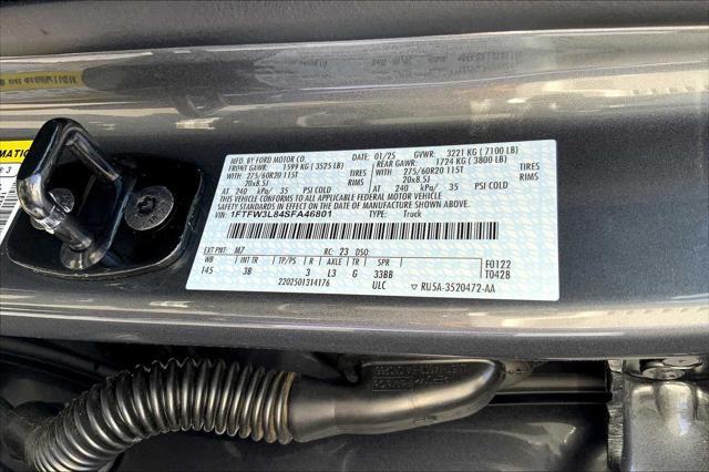 new 2025 Ford F-150 car, priced at $61,918