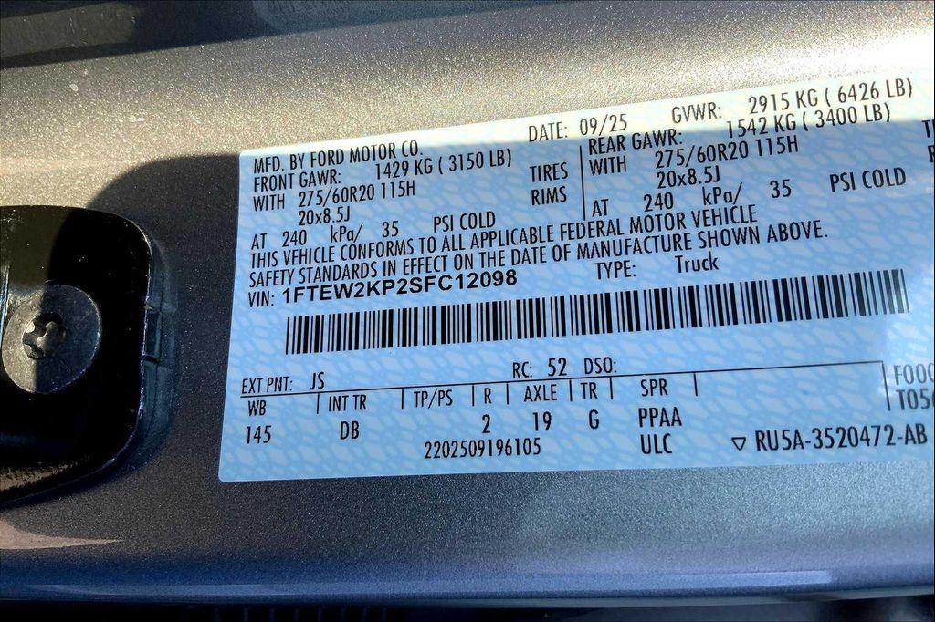 new 2025 Ford F-150 car, priced at $45,132