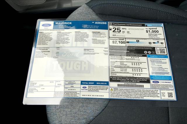 new 2025 Ford Maverick car, priced at $35,095