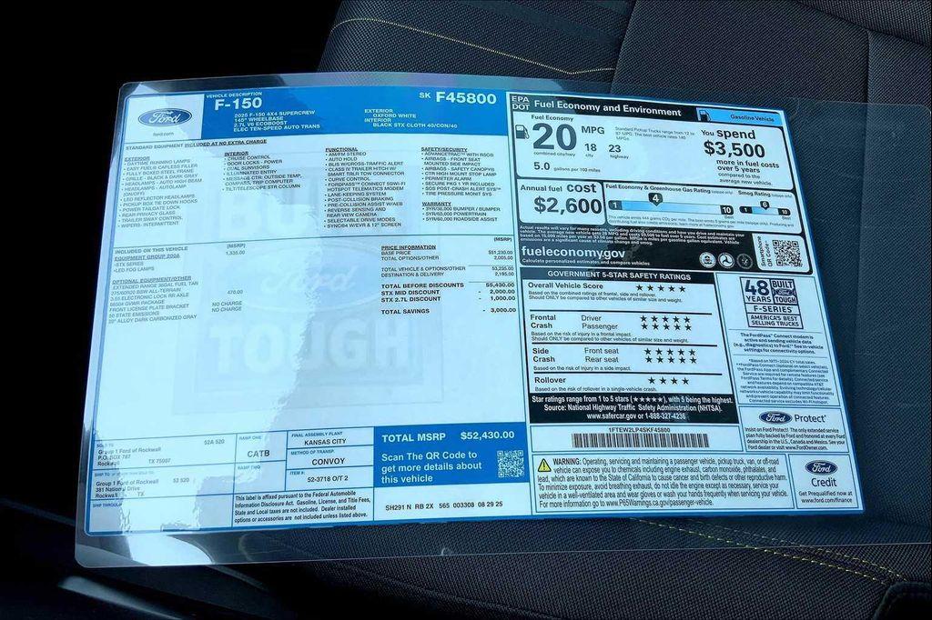 new 2025 Ford F-150 car, priced at $48,778