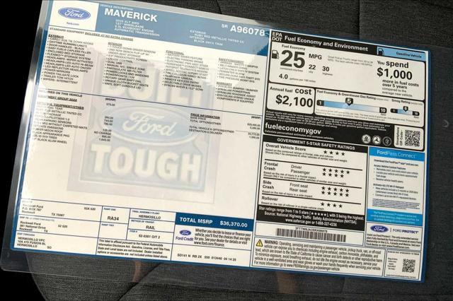new 2025 Ford Maverick car, priced at $34,370