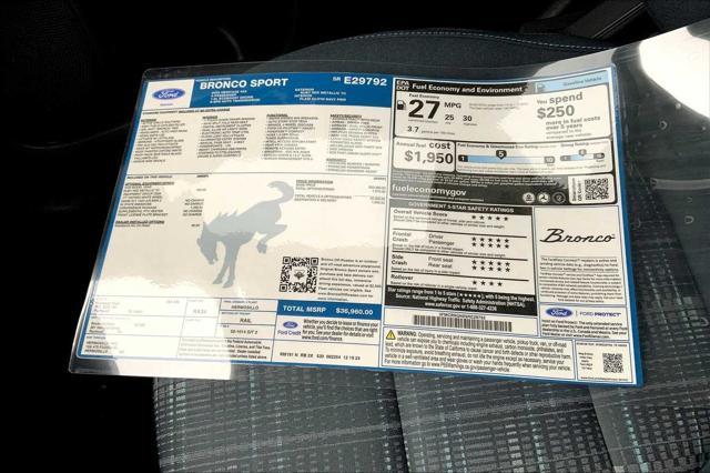 new 2025 Ford Bronco Sport car, priced at $35,960