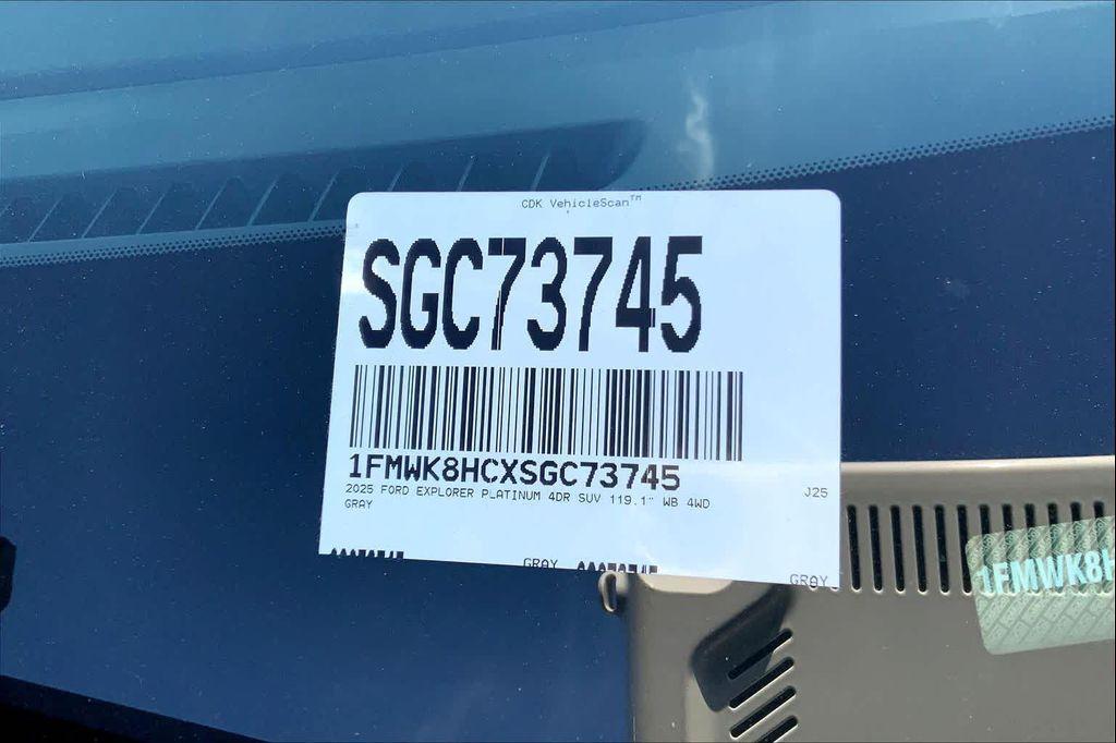 new 2025 Ford Explorer car, priced at $61,405
