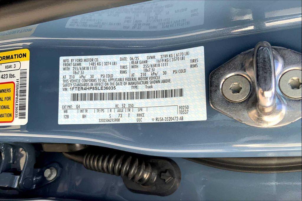 new 2025 Ford Ranger car, priced at $45,432