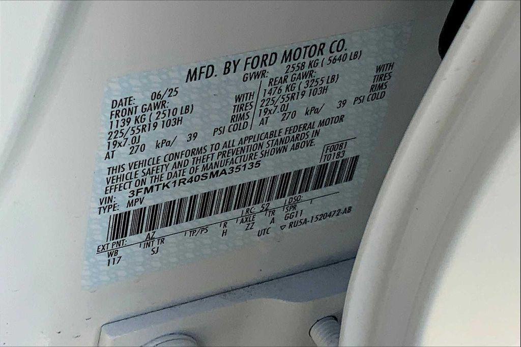 new 2025 Ford Mustang Mach-E car, priced at $39,661