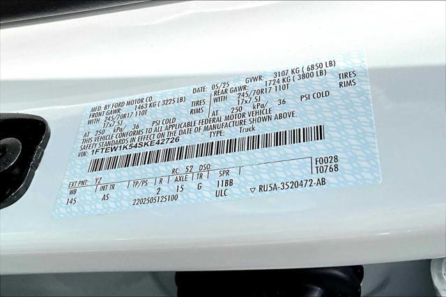 new 2025 Ford F-150 car, priced at $43,316