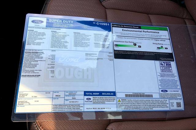 new 2025 Ford F-250 car, priced at $93,665