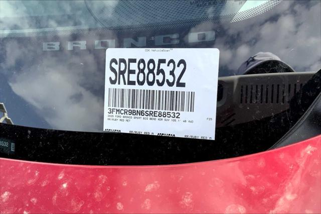 new 2025 Ford Bronco Sport car, priced at $29,985
