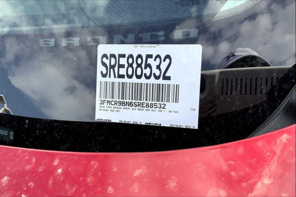 new 2025 Ford Bronco Sport car, priced at $31,057