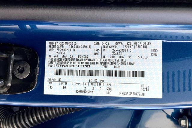 new 2025 Ford F-150 car, priced at $50,256