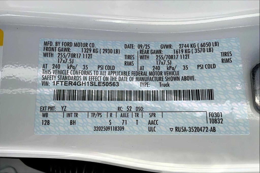 new 2025 Ford Ranger car, priced at $36,782