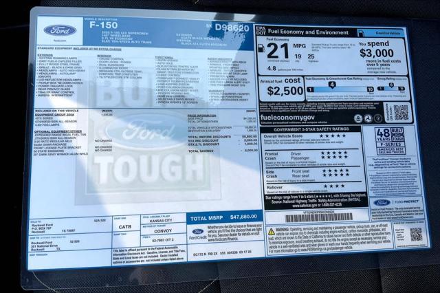 new 2025 Ford F-150 car, priced at $44,390