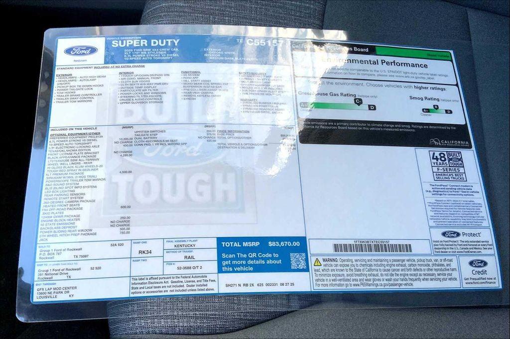 new 2026 Ford F-350 car, priced at $83,670